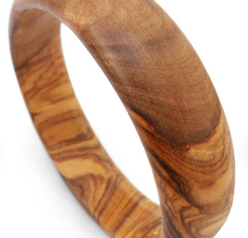 Set of 4 African wood bangles bracelets Wooden bracelets